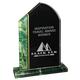 6 1/4'' x 8 3/4'' Green Tuscany Acrylic Standup with Self Adhesive Base