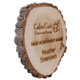 7'' Old West Log Cottonwood Plaque