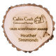 9'' Old West Log Cottonwood Plaque