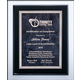 8X10 BLACK HIGH LUSTR PLQ