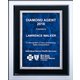 8X10 BLACK HIGH LUSTR PLQ