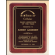 8X10.5 ROSEWOOD PIANO PLQ
