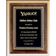 Walnut Piano-Finish Plaques with Florentine Design Borders-3966