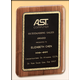 8X10.5 AMRCN WALNUT PLQ