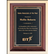 8X10 CHERRY FINISH PLAQUE