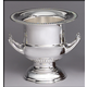 Silver Plated Stainless Steel Wine Cooler-8.5 INCHES