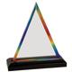 7 3/4'' Rainbow Triangle Impress Acrylic