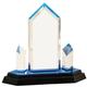 10'' Blue Jewel Tower Impress Acrylic