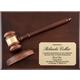 PLAQUE 9 X 12 W/GAVEL