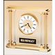 6.625X7.25 GLD MTL CLOCK