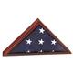 Rosewood Finish Piano Flag Cases