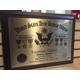 Certificate Plaque