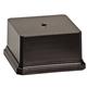 3X3 BLK PLASTIC SQR BASE