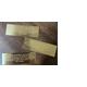 .020'' Satin Gold Brass-Clear Text