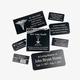 Black Siver Aluminum Etched(Multiple shapes)