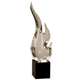 12'' Crystal Flame Art Glass