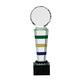 9 3/4'' 3-Color Crystal with Clear Crystal Round