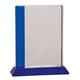 6.5X8 CRY BLU EDGE W/BASE