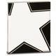 5X6.25 BLK/SLV GLASS STAR