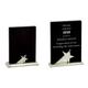 Black Piano Finish Stand-up Star Plaque Blank Sample Set